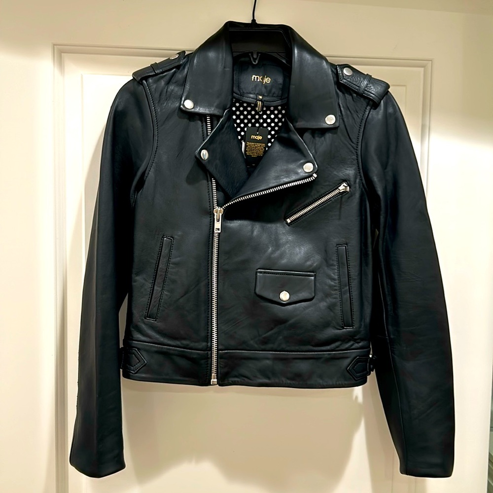Maje 100% Leather Jacket